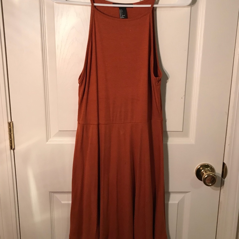 Gently used burnt orange dress!